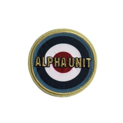 Ecusson  sport alpha unit 4,7cm x 4,7cm