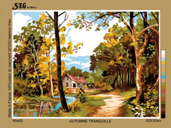 Canevas antique Automne tranquille 45x60cm