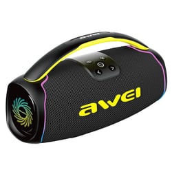 Enceinte Bluetooth Portable 60W Étanche Avec Lumières RGB Et Batterie Longue Durée YONIS