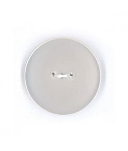Carte de 5 boutons Polyester Blanc 18mm - Union Knopf Blanc
