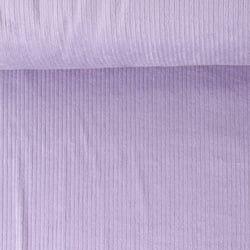 Tissu Velours Côtelé lavé Garance uni Mauve clair