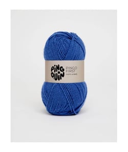Fil à tricoter PINGO FIRST - Pingouin - certifié Oeko-Tex Jean Bleu