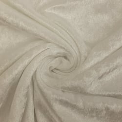 Panne de velours Blanc