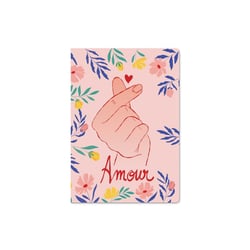 Carnet souple A6 - A fleur de peau Amour - Hirondelles & Cie