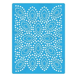 Pochoir plastique souple réutilisable 18,5 x 14,5 cm Fabrika Decoru DECORATION 155