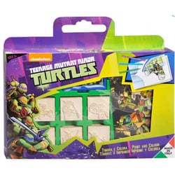 Valisette 7 tampons a imprimer tortues ninja - multiprint - 7884