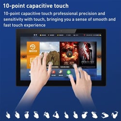 Cadre Photo Numérique 13.3 Pouces IPS Android 9.0 2GB+16GB Hexa-Core WiFi YONIS