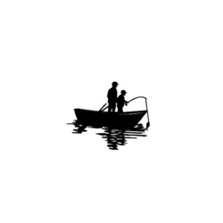 Die pêcheurs dans leur barque