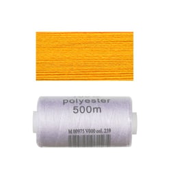 Bobine 500m fil polyester Or