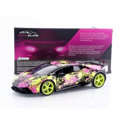 LAMBORGHINI HURACAN PERFORMANTE GLOSSY BLACK PINK SLIPS 1/24