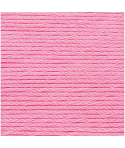 Pelotes de fil à tricoter CREATIVE COTTON ARAN de Rico Design - Laissez libre cours à votre créativité avec douceur et style ! 64 Rose bonbon