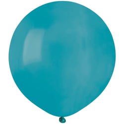 10 Ballons Turquoise Mat Ø48cm
