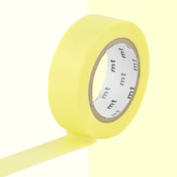 Masking Tape - Masking Tape MT Uni pastel jaune - lemon
