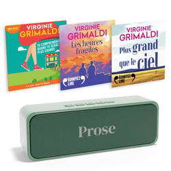 Coffret cadeau - Virginie Grimaldi - livres audio