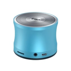 Enceinte Bluetooth Portable Gold IPX5 Étanche Basses Profondes Hi-Fi 360° Bleu YONIS