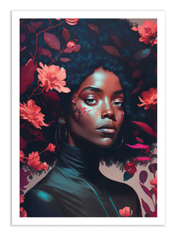 Affiche 50 x 70 cm -  Goddess of Flowers - Treechild
