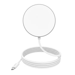 Belkin Chargeur Sans Fil Magnétique Qi2 15W avec Adaptateur USB-C Power Delivery Blanc