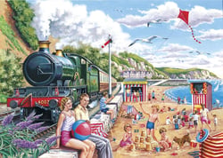 Puzzle 250 pièces - Pièces XXL - Au Bord de la Mer - HOP - House of Puzzles