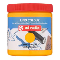 Peinture pour linogravure - Jaune soleil - Linoléum - Art Création - 250ml