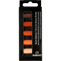 Pastels - Tendres - Teintes terre de sienne - 5 demi-pastels - Rembrandt