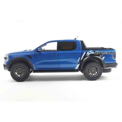 Voiture miniature Ford Ranger Raptor Blue Lightning 2024 1/18 - Solido