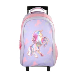 Sac à Dos Scolaire à Roulettes Violet Cybel Bagtrotter