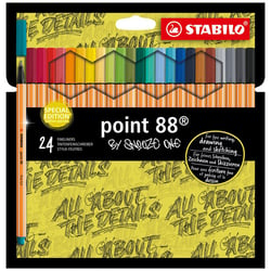 STABILO Feutre à pointe fine point 88  Snooze One , étui de 24