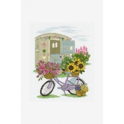 DMC - Kit Point de Croix Flowery Bicycle