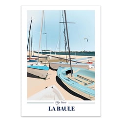Affiche 50x70 cm - La Baule Version 2 - LPX Illustration