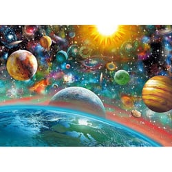 Puzzle les planetes et le systeme solaire 1000 pieces - collection espace - schmidt - 58176