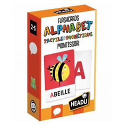 Flashcards Alphabet Tactile et Phonetique - HEADU - Orange