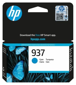 Cartouche d'encre HP 937 - Cyan - Rendement standard - 800 pages