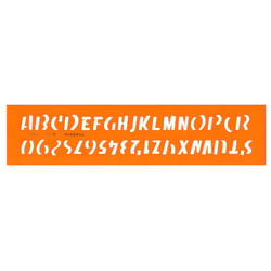 Trace-lettre MINERVA Okay n°8 - Matière biosourcée - Orange