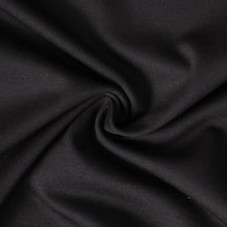 Tissu Jersey Viscose épais Romana uni Noir