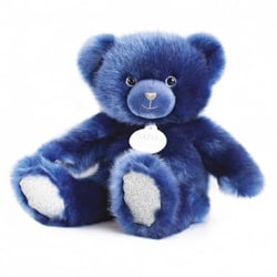Ours bleu nuit 30cm Doudou et Compagnie