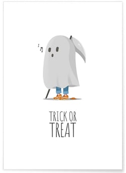 Affiche Trick or Treat | A3 : 29,7x42cm