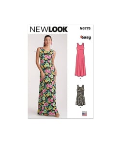 Patron New Look 6775 - Robe en Tricot en Deux Longueurs pour jeunes Femmes taille n°FR 32-54