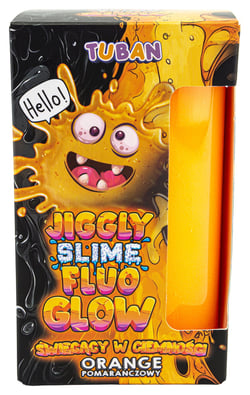Slime Jiggly Fluo Glow - Orange - Tuban