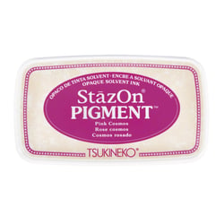StazOn Tampon encreur pigmenté, rose oeillet, 9,6x5,5x2,2cm