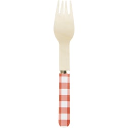 8 Fourchettes en Bois Guinguette