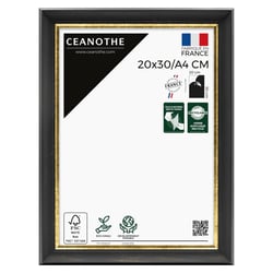 Cadre photo Pandore noir doré 20x30/A4 cm