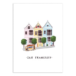 Affiche 30x40 cm -  San Francisco - Maja Tomljanic
