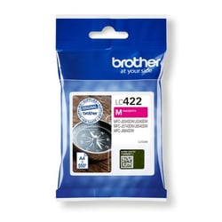 Cartouche LC422M - BROTHER - Magenta - 550 p - Pour Business Smart MFC-J5340DW, MFC-J5345DW, MFC-J5740DW, MFC-J6540DW et