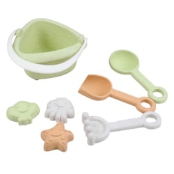 Mini set de plage & jardin - 7 Pièces en Paille de Blé