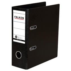 Classeur à levier carton A5 portrait - Noir - x 20 - Falken