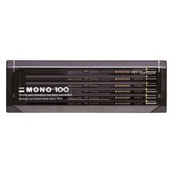 Crayon graphite TOMBOW - MONO 100 - Lot de 12 - Dureté 8H