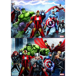 2 puzzles super heros avengers 100 pieces - educa - 15771