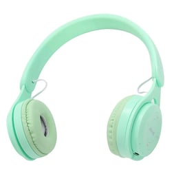 Casque Audio Bluetooth Jaune Pliable Avec Micro Basse Puissante Longue Autonomie Vert YONIS