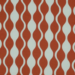 Tissu EcoVero Viscose Wavy sur fond Orange