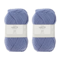 Prima Mercerie | Pelote de laine | pelote pour layette bébé | 100% acrylique | lot de 2 pelotes